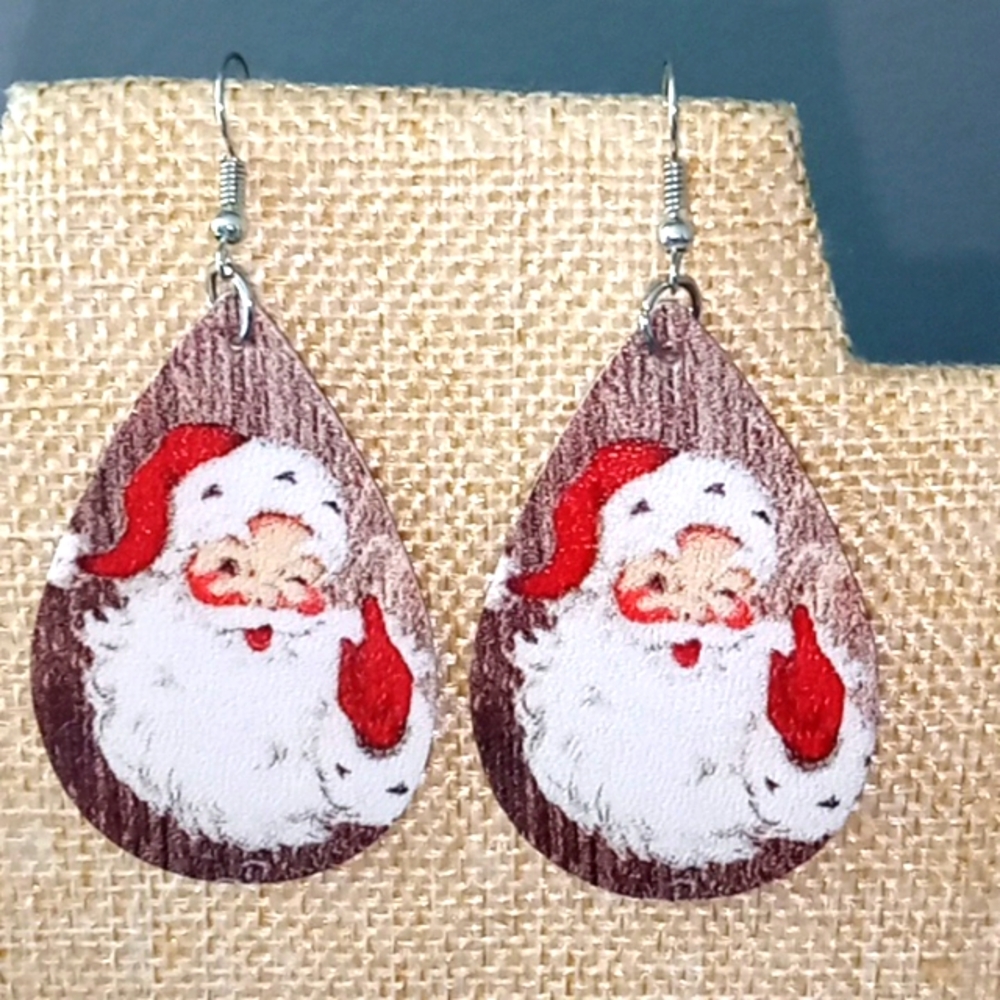New Santa Earrings